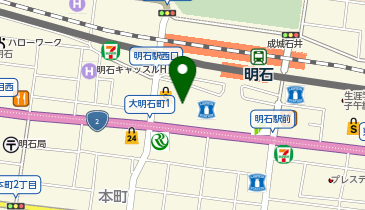 みなと銀行 明石支店の地図画像
