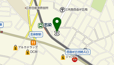 みなと銀行 志染支店の地図画像