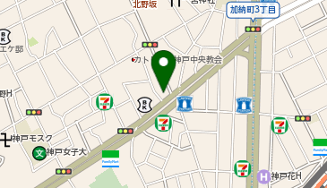 みなと銀行 北野坂支店の地図画像