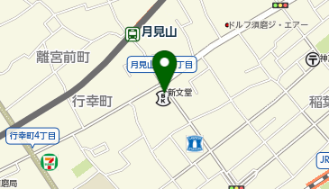 みなと銀行 月見山支店(昼休業導入店舗)の地図画像