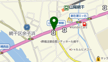 みなと銀行 網干支店(昼休業導入店舗)の地図画像