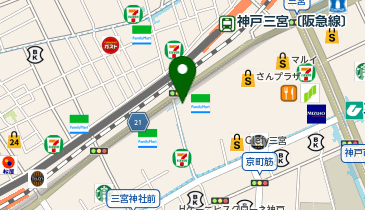 みなと銀行 三宮住宅ローンプラザの地図画像