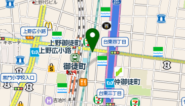 りそな銀行 上野支店(法人営業/店頭サービス)の地図画像