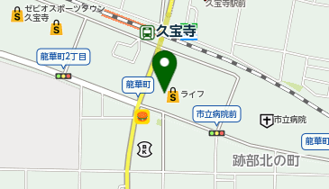 関西みらい銀行 メガシティ久宝寺プラザの地図画像