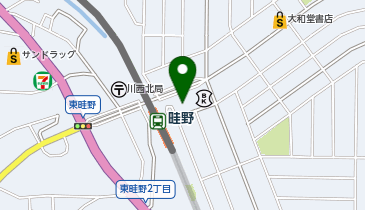 関西みらい銀行 コープうねのプラザの地図画像