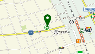 埼玉りそな銀行 与野支店の地図画像