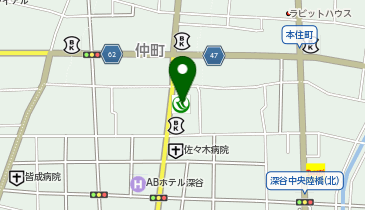 埼玉りそな銀行 深谷支店の地図画像