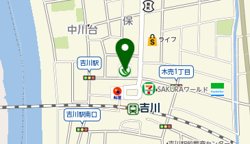 埼玉りそな銀行 吉川支店の地図画像