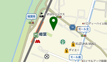 りそな!nくずはモールの地図画像