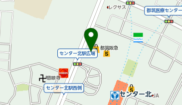 りそな!nモザイクモール港北の地図画像