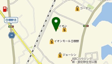 りそな!nイオンモール日根野の地図画像