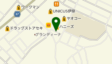 ライトオン ウニクス伊奈店の地図画像