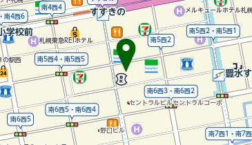ラウンドワン 札幌すすきの店の地図画像