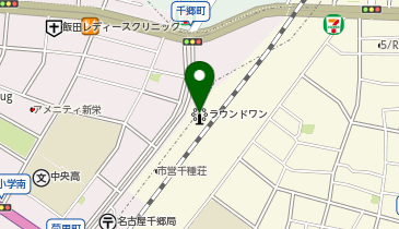 ラウンドワン 千種店の地図画像