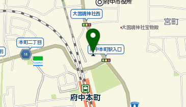 ラウンドワン 府中本町駅前店の地図画像