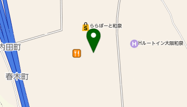 ラウンドワン ららぽーと和泉店の地図画像