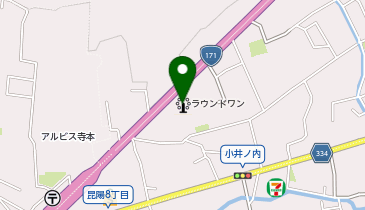 ラウンドワン 伊丹店の地図画像