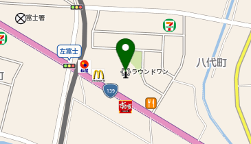 ラウンドワン 富士店の地図画像