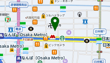 ラウンドワンスタジアム 千日前店の地図画像