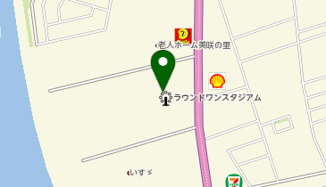 ラウンドワンスタジアム 新潟店の地図画像