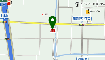ラウンドワン 豊中店の地図画像