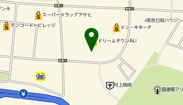 ラウンドワン 青森店の地図画像
