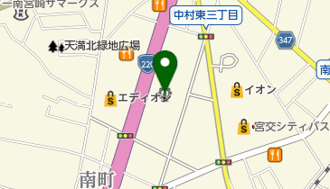ラウンドワンスタジアム 宮崎店の地図画像