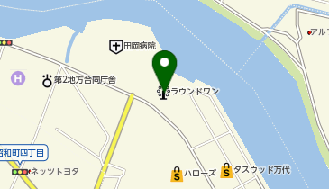 ラウンドワン 徳島・万代店の地図画像