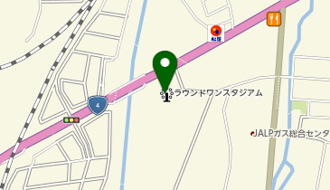ラウンドワンスタジアム 宇都宮店の地図画像