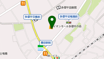 ふるいちイオンモール多摩平の森店の地図画像