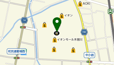 ふるいちイオンモール木曽川店の地図画像