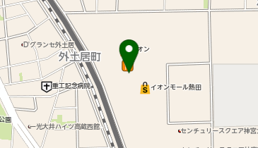 ふるいちイオンモール熱田店の地図画像