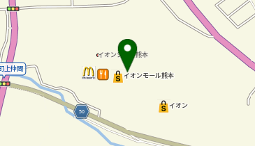 ふるいちイオンモール熊本店の地図画像