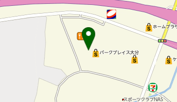 ふるいちパークプレイス大分店の地図画像