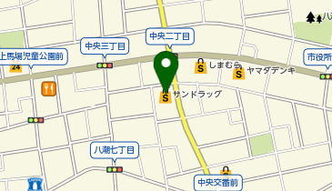 ふるいち八潮中央店の地図画像