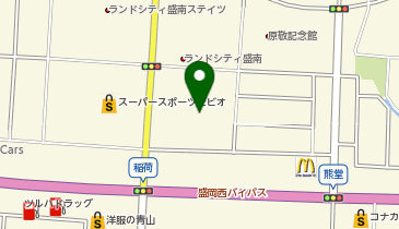 ふるいちトップブックスMORIOKA店の地図画像