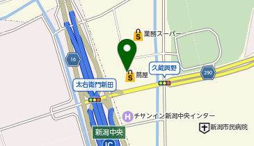 ふるいちトップブックス新潟中央インター店の地図画像