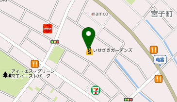 地図：いせさきガーデンズ