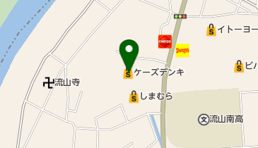 ケーズデンキ 流山店の地図画像