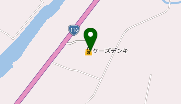 ケーズデンキ 大子店の地図画像