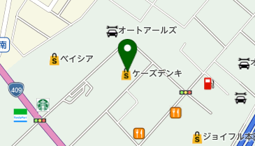 ケーズデンキ 富里インター店の地図画像