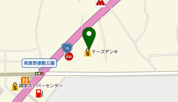 ケーズデンキ 篠ノ井店の地図画像