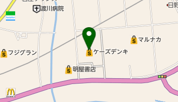 ケーズデンキ 四万十店の地図画像