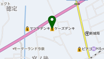 ケーズデンキ 新城パワフル館の地図画像