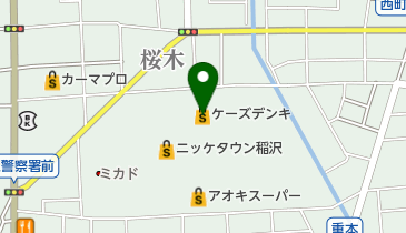 ケーズデンキ 稲沢店の地図画像