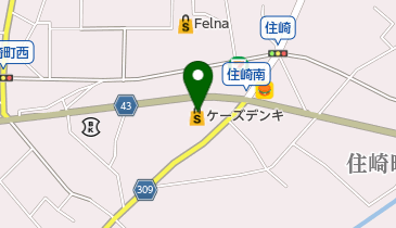 ケーズデンキ 西尾店の地図画像