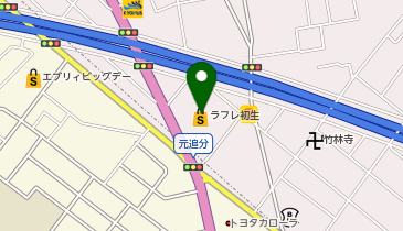ケーズデンキ ラフレ初生店の地図画像