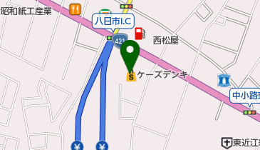 ケーズデンキ 八日市インター店の地図画像