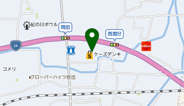 ケーズデンキ 岩出店の地図画像