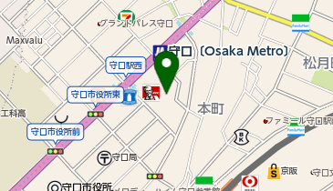 ケーズデンキ イオンタウン守口店の地図画像
